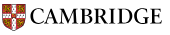 Logo oficial da Cambridge